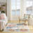 Shila  Ivory Rose Outdoor Rug-2088566134