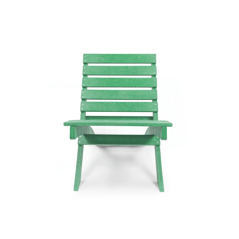 Chaise de patio pliante en PEHD toutes saisons Grandcourt, Vert