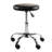 Alderwood Adjustable Swivel Stool in Black/Bright Chrome Finish, 22.32'' H X 21.97'' W X 21.97'' D