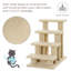 Escalier pour chat 25 po 25 po 4 niveaux