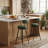 Angelleah Stools with Back, Synthetic Leather-973653301-974126477