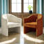 Fauteuil rembourré 28 po de largeur (ensemble de 2)-107225344
