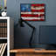 «Rustic United States Flag with Dist Paint Paint Drip» par Erin Ashley - reproduction d'art-52744991-52744992