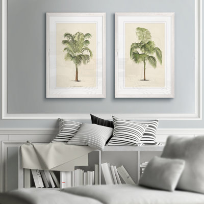 " Les Palmiers I " by Vincent Van Gogh 2 - Pieces