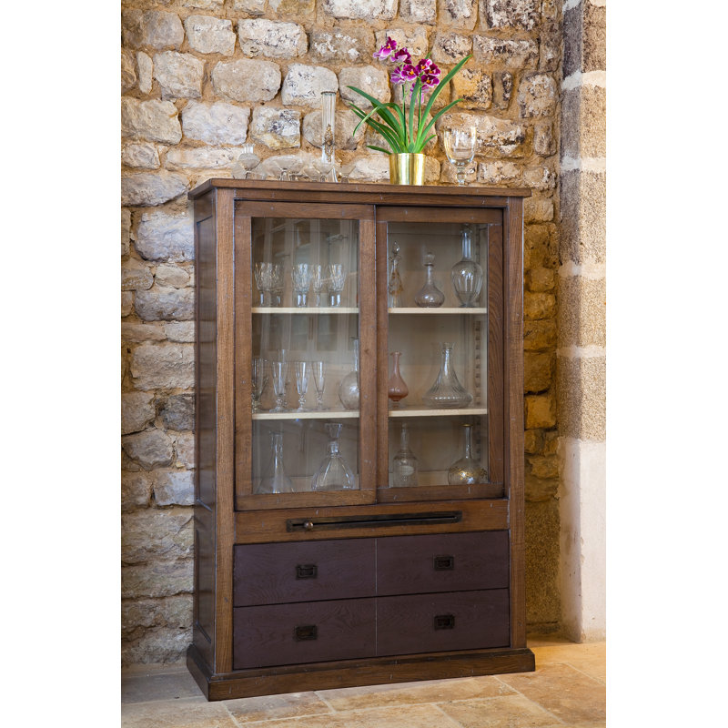Horloger Solid Wood China Cabinet
