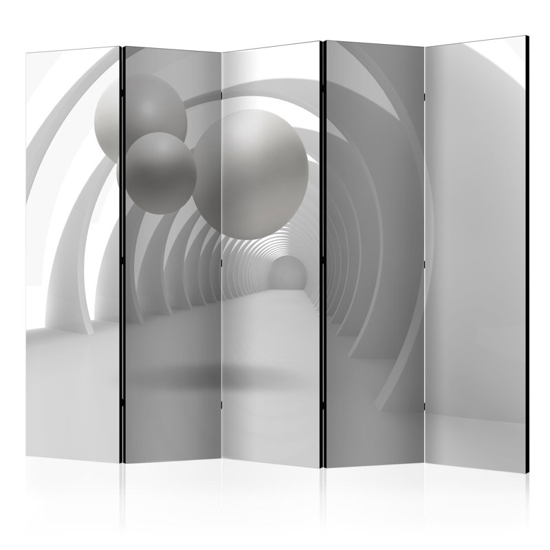 Oman Solid Wood Folding Room Divider, 5
