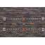 Tapis oriental fait à la main gris Gabbeh 6 x 8