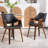 Makda 18.89'' H Faux Leather Upholstered Armchair