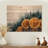 Pine Trees On A Top Of Wood Slide III - Tree Wood Wall Art - On Natural Pine Wood-1148454574