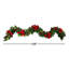 9' Holiday Garland with Artichokes, Pinecones and Bows