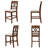 6 - Person Four Leg Dining Set-1171073562-1171073564-1171073565
