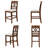 6 - Person Four Leg Dining Set-1171073562-1171073565-1171073564