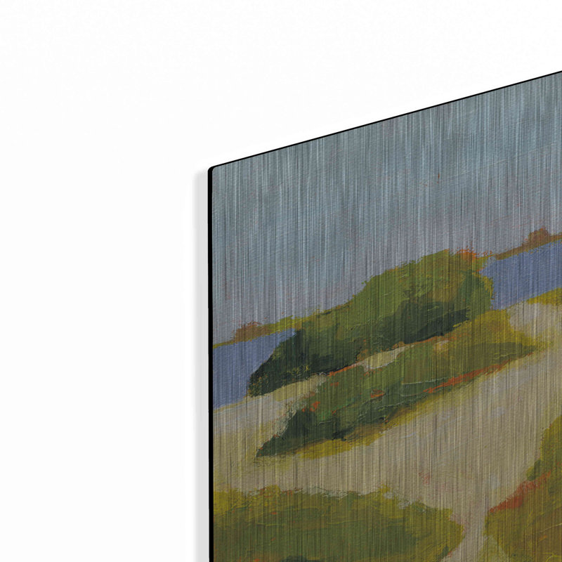 «Lark Manor» «Path to the Beach» par Phyllis Adams, art mural en métal, H 12 po x l 12 po