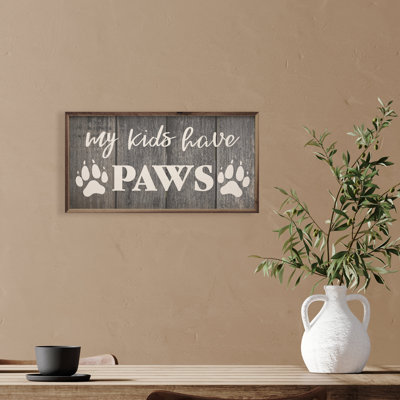 My Kids Have Paws Black
