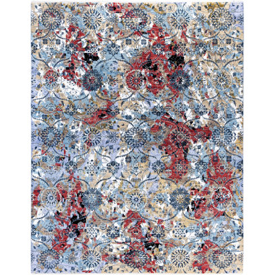 Overdyed One-of-a-Kind 8' 0" X 10' 3" Hand Knotted Area Rug