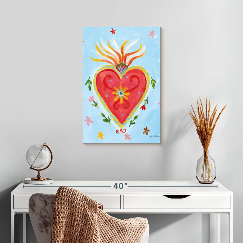 Hardie Frida's Heart I, 24" H x 16" W