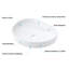 Lavabo vasque en céramique 20 po Modern-109363812