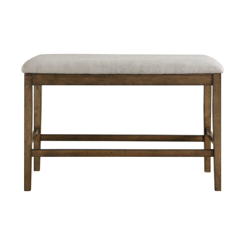 Ballend Counter Height Bench, Gray