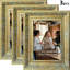Cadre photo 3 pièces 11 po x 14 po avec finition or antique