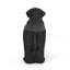 Élégant banc pour chien noir mat MGO - aucun assemblage requis