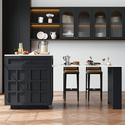 133 cm W Kitchen Island with Top