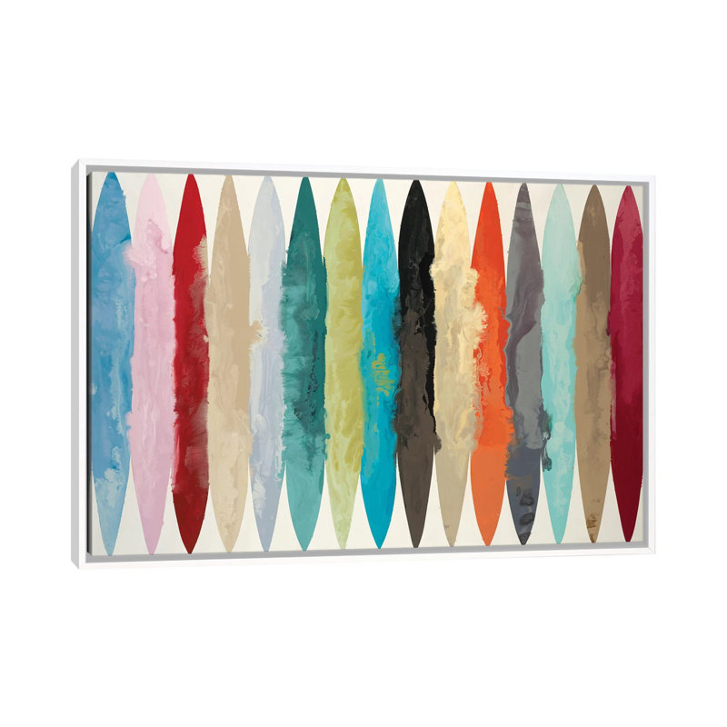 « EBB & Flow » par Randy Hibberd-impression, Pas de tapis, H 40 po x l 60 po x 1,5 po, Toile blanche encadrée