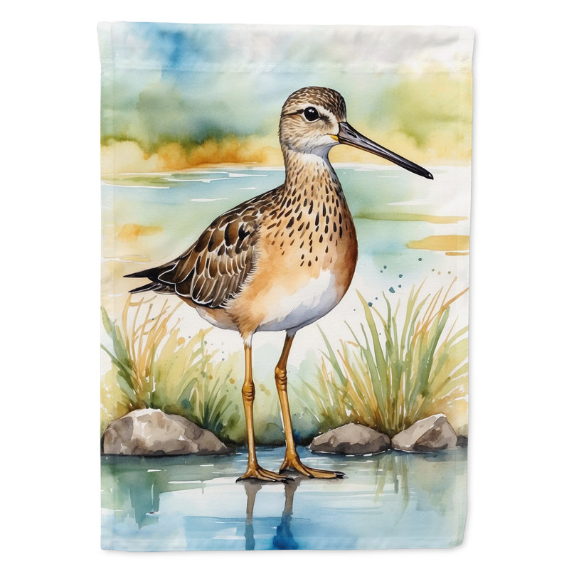 Drapeau de jardin Surfbird Bird, Goujon à bec court