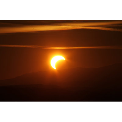 Mencia Solar Eclipse - Wrapped Canvas Print