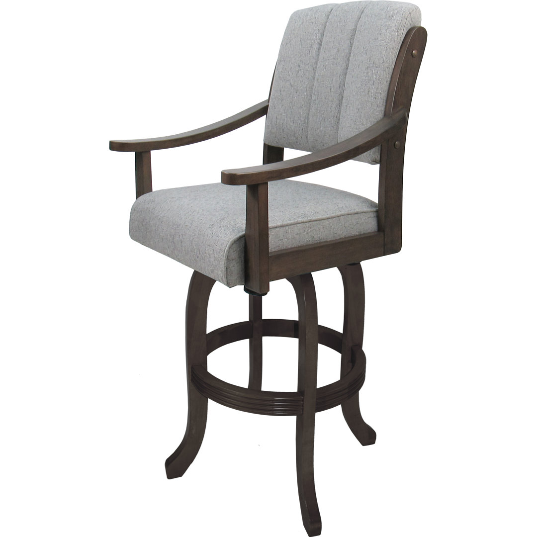 Gabriella Swivel Counter & Bar Stool Winston Porter Seat 
