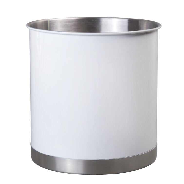 Extra Large and Sturdy Rotating Utensil Holder with No-Tip