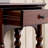 Retro Solid Wood Console Table with 2 Drawers