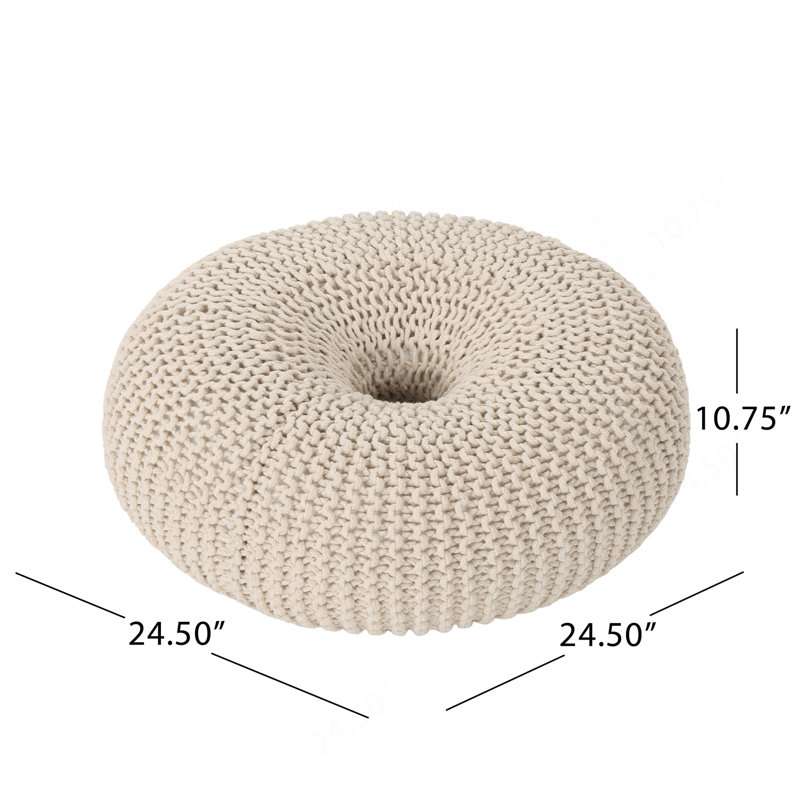 POUF TRICOTÉ