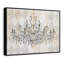 «Harlequin Chandelier - Floater Frame», reproduction d'art sur toile-46827949-46827946