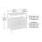 Lateral File With Large Drawer, White Finish