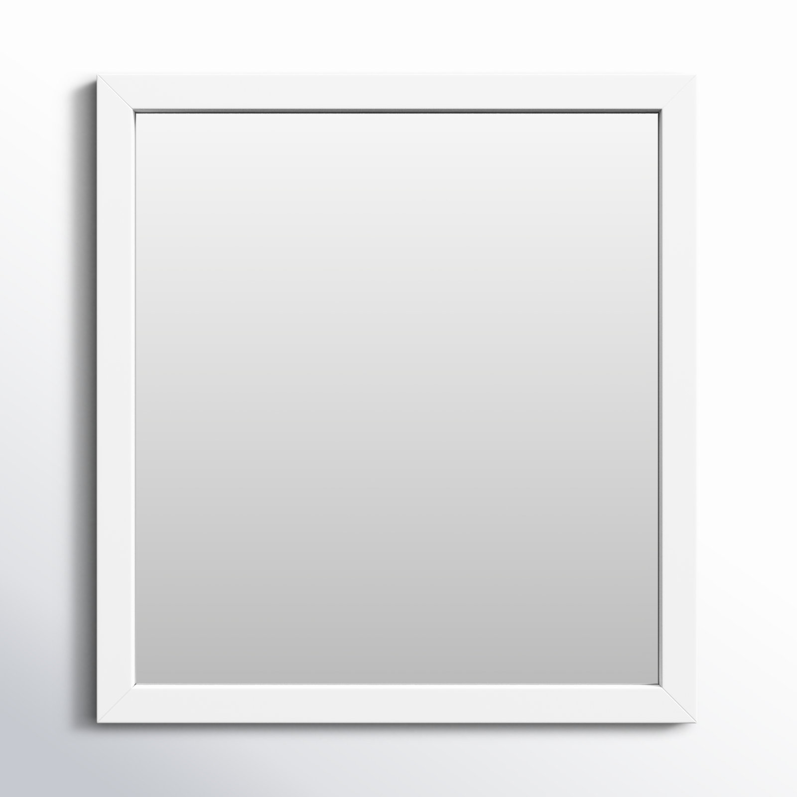 Capra Wood Rectangle Wall Mirror