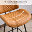 Tabouret de comptoir en similicuir H 38,58 po -857852142-846664684