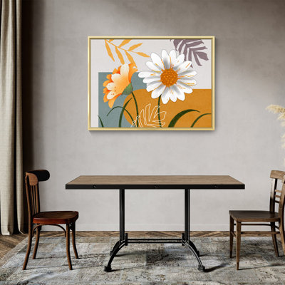 Cadre flottant, impression sur toile