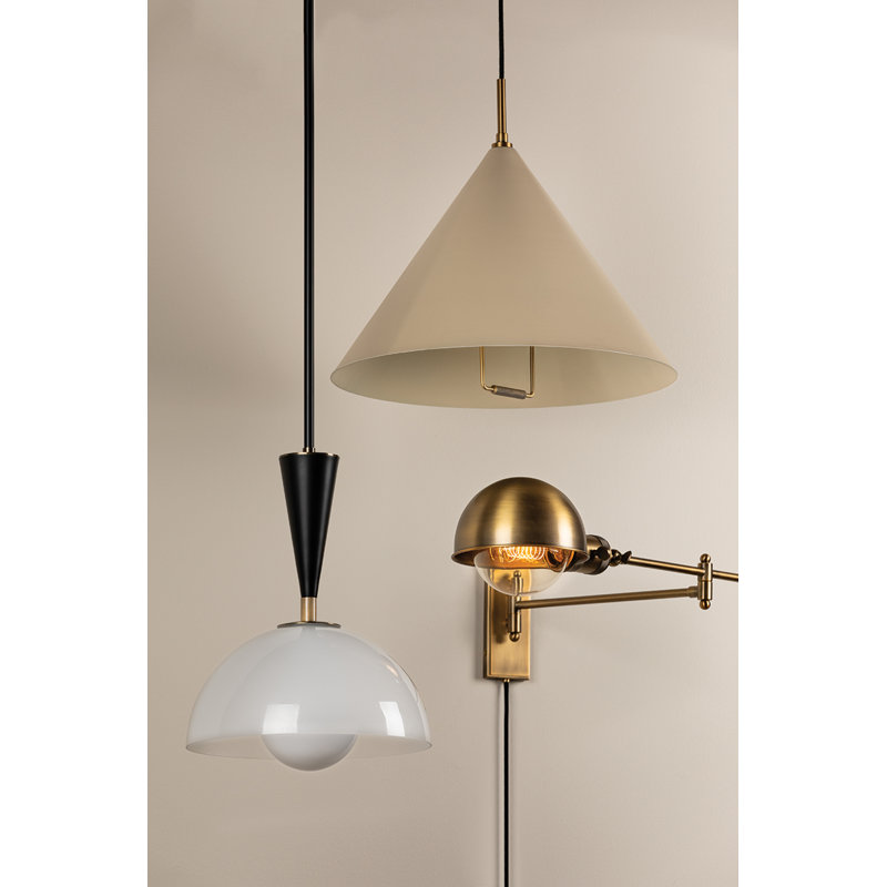 Payson 1 Light Pendant, 15.75" H x 12" W x 12" D