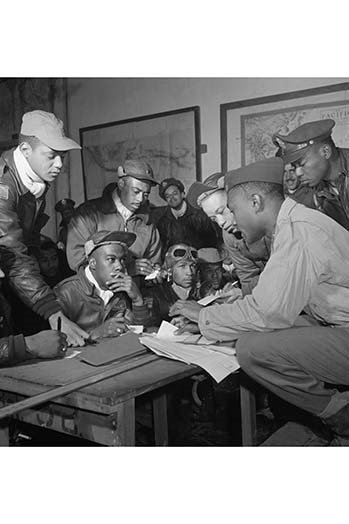 Tuskegee airmen, reproduction de photo, H 66 po x l 44 po x P 1,5 po
