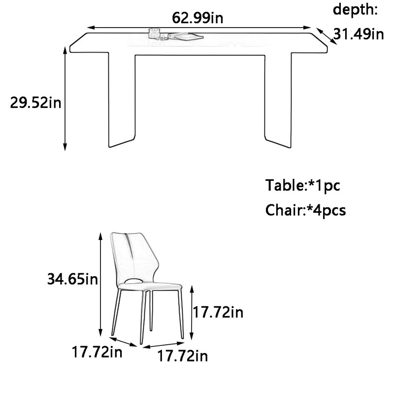 Kolar, 29.52"H x 62.99"L x 31.49"W