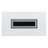 Mishell Pedestal Dining Table in White High Gloss
