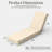 Outdoor Cushions 4'' Chaise Lounge Cushions 21" W X 72" L (Cushions Only)-2111316005-2111316002-1925473309