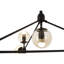 Kane 10 - Light Black Geometric Pendant