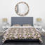 Ensemble de housse de couette de style mi-siècle, circulaire géométrique i-40701933