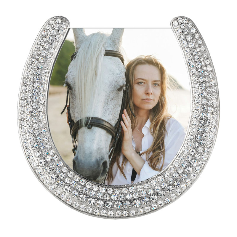 Horseshoe Picture Frame, Silver