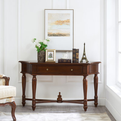 American-style solid wood console table