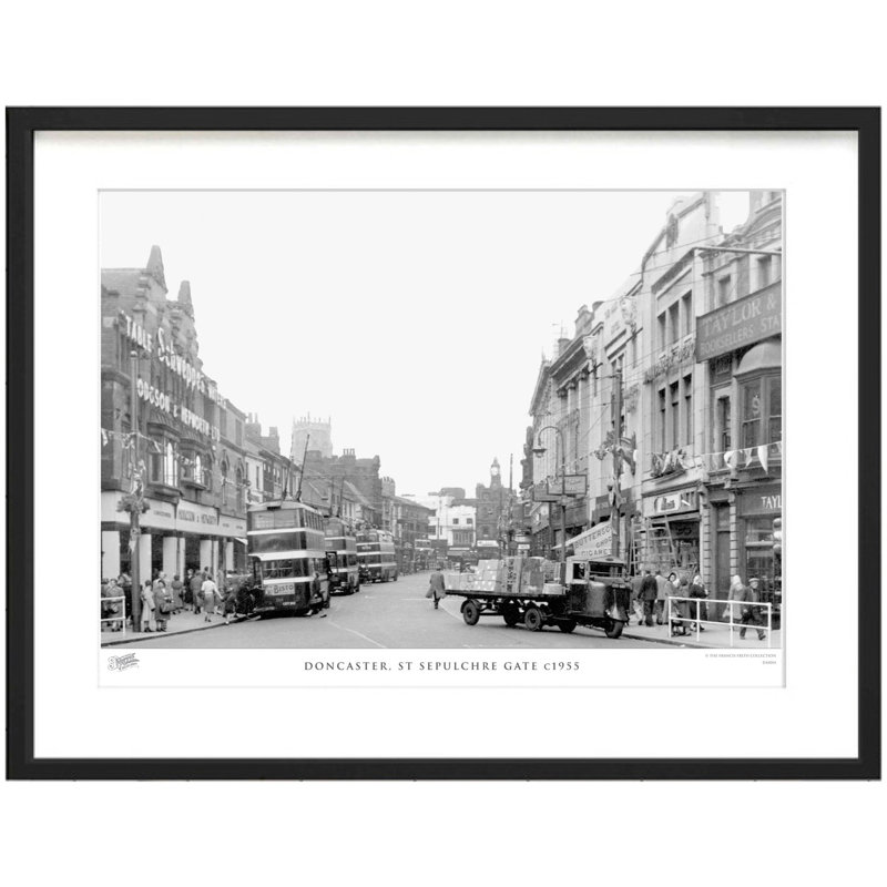 Doncaster, St Sepulchre Gate C1955 - Single Picture Frame Print, 40cm H x 50cm W x 2.3cm D