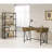 Antique Nutmeg and 4-shelf Bookcase