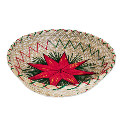 Panier en plastique fait à la main