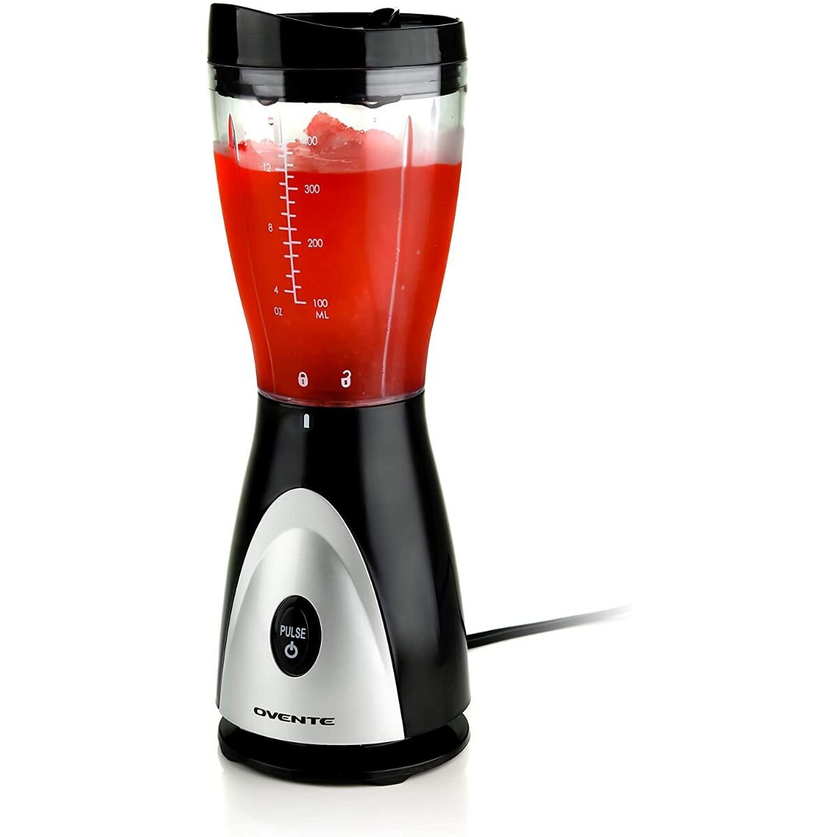 Ovente Electric Personal Portable Blender, 18 Ounce Drink Mixer